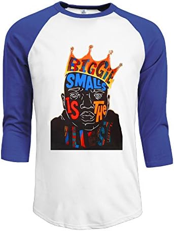 Mens Biggie Smalls Is The Illest Art Three-Quarter Sleeve Baseball Jersey Fashion Tshirts