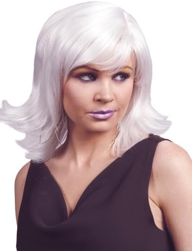 Enigma Wigs Women's Animae, White, One Size