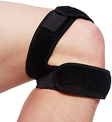 KTM Healthcare Pack of 1 Adjustable Knee Protector Strap Sports Knee Proteor Pad Double Band Pressure Patellar Knee Patella Tendon Support Strap