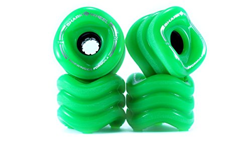 Shark Wheel Sidewinder Longboard Wheels 70mm, 78a - Green