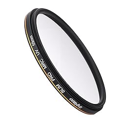 See CACAGOO 55mm Pro HD Super Slim MRC UV Filter Germany SCHOTT Glass Waterproof Nano Multi-Coated for Canon Nikon Snoy Pentax DSLR Camera Details