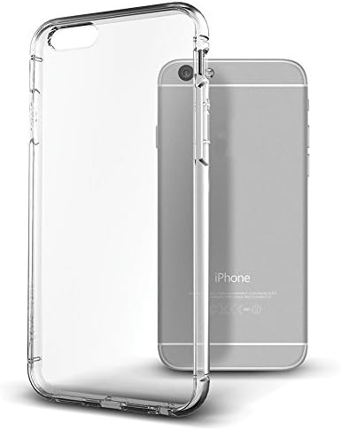 iPhone 6 Clear Case - Cellguard® [GHOST SERIES] **Crystal Clear** Shock Dispersion [Scratch Resistant] Flexible Ultra Slim Soft Bumper Protective Case for iPhone 6 (4.7 inch)