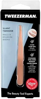 Tweezerman Rose Gold Slant Tweezer Professional Stainless Steel Precision view 7