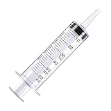 HAKACC 60 ml Disposable Syringe,Feeding Syringe Sterile Package,50 ml to 60 ml M