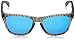 Oakley OO9245 Frogskins Low Bridge Fit Square Sunglasses, Matte Grey Ink Urban Jungle/Sapphire Iridium, 54 mm