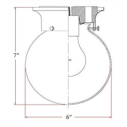 Design House 510032 1 Light Ceiling Light, White
