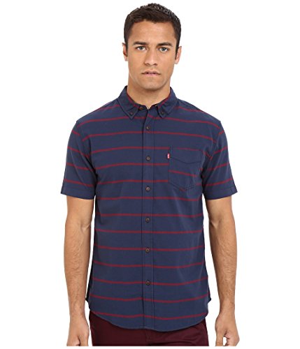 Dink Short-Sleeve Striped Oxford Shirt 