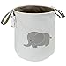 FANKANG Storage Baskets,Collapsible Convenient Nursery Hamper/Laundry Bin/Toy Collection Organizer for Kid's Room（elephant）