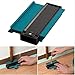 Alishebuy Plastic Contour Gauge Duplicator, Master Outline Profile Gauge Woodworking Ruler for Precise Shape Measuring Tool, Irregular Contour Measuring Ruler Radiant Ruler