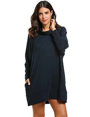 navy blue hoodie dress