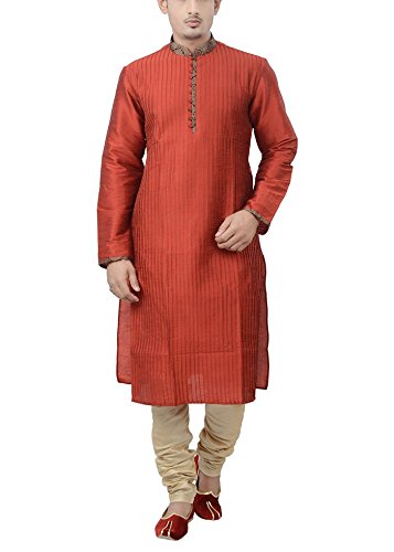 Banded Collar Designer Kurta 