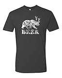 Panoware Men's Beer Bear Deer Funny T-Shirt
