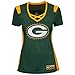 Green Bay Packers Women's Green Draft Me Jersey V-Neck T-Shirt