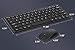 MoKo Keyboard and Mouse, 2.4G Wireless Compact Portable Mini Keyboard & Mouse Combo Set for Android, Windows, Laptop/Desktop/PC/Computer, Black