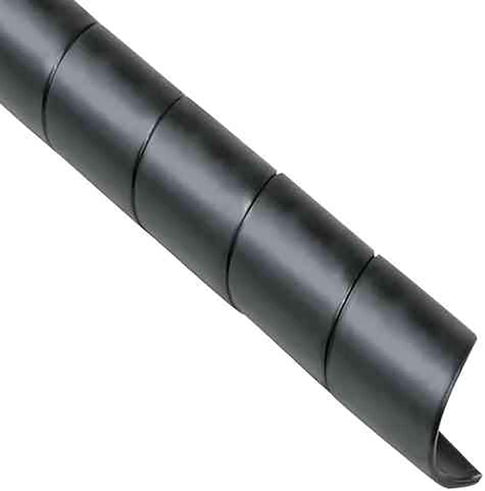 Spiral Wrap; Black.312 in2.000 in Bundle Dia; 1 Pkg = 100