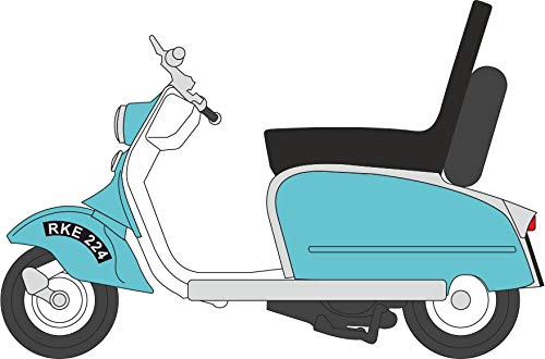 Oxford Diecast 76SC001 Scooter Blue/White