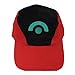 XCOSER Adult Ash Ketchum Hat Cap Cosplay Accessory Arch Logo