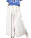 YESNO Women Casual Loose Bib Pants Overalls Baggy Cotton Harem Jumpsuits Rompers with Pockets PV2 (F, PU8 Hemp)