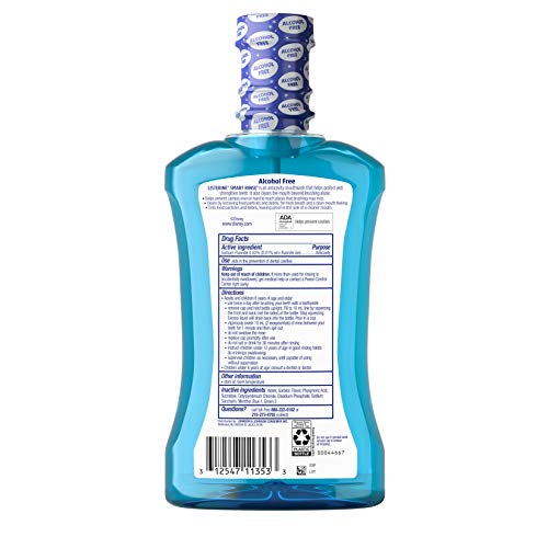 Listerine Smart Rinse Kids AlcoholFree Anticavity Fluoride Mouthwash