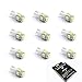 LED import USA 10 x White T10 Wedge 5050 chipsets LED Light bulbs W5W 2825 158 192 168 194