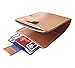 Mens Ultra Slim RFID Blocking Bifold Leather Wallet Pull Tab with Money Clip