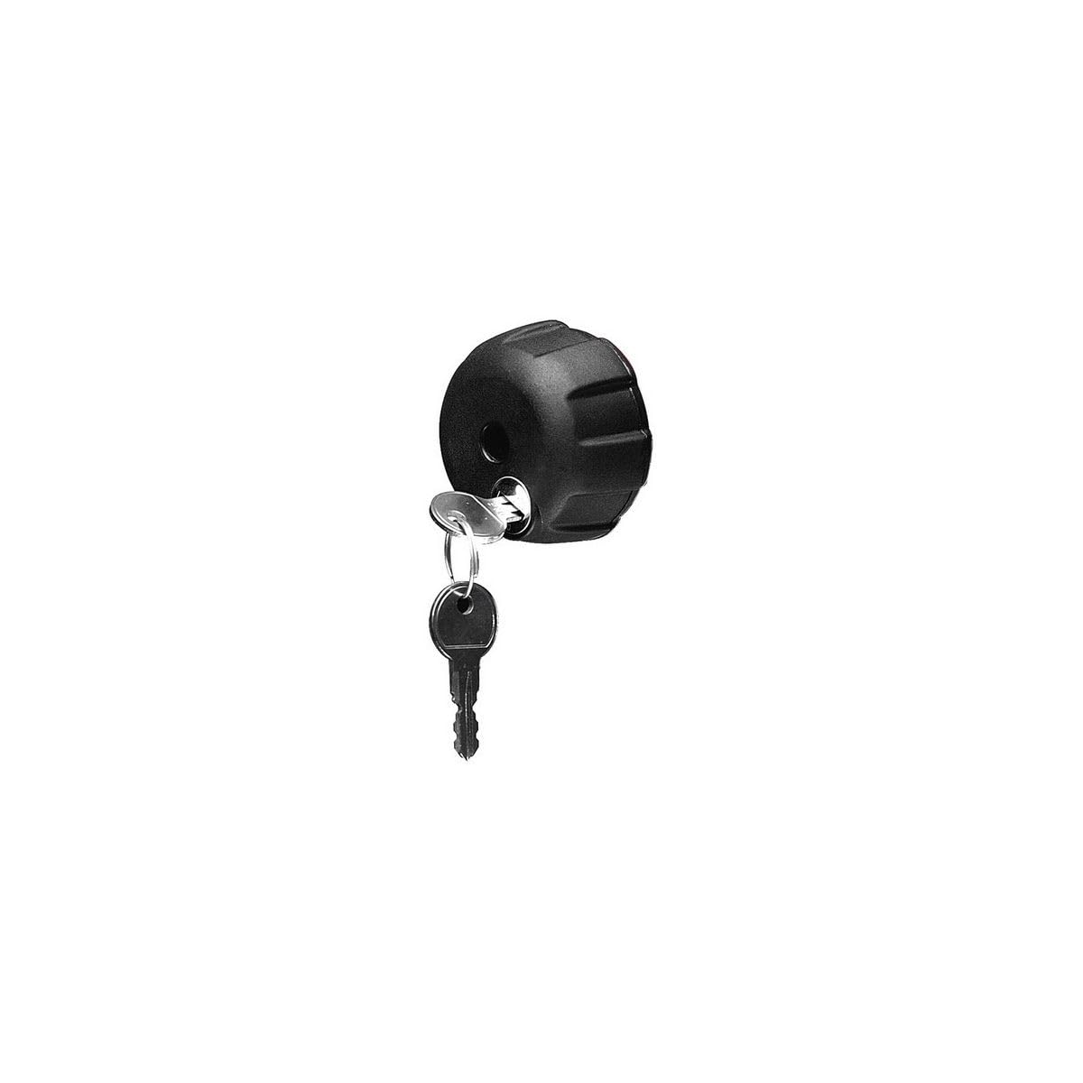 PERUZZO ANTI-THEFT KNOB FOR CAR CYCLE HOLDER, Black
