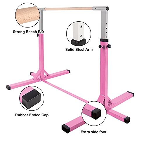 Polar Aurora Gym Gymnastics Training Kip Bar Adjustable Height (3'5