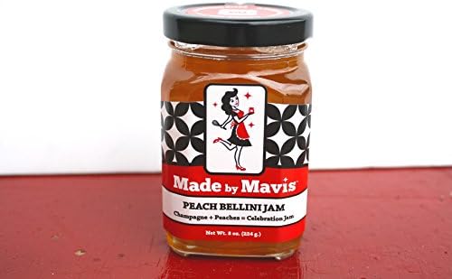 Made by Mavis, Peach Bellini Jam 8 oz