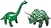 Jet Creations Inflatable Dinosaur 2 Pack - Triceratops and Brachiosaurus