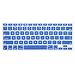 HDE Plastic Hard Shell Case and Keyboard Cover for MacBook Pro 13 with Retina Display (Models: A1425/A1502), Blue