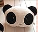 1pair X Lovely Cute Panda Plush Neck Cartoon Car Head and Body Support Pillow Seat Neck Pillow New