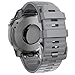 ANCOOL Compatible with Fenix 6X Bands 26MM Easy-fit Soft Silicone Watch Band Replacement for Fenix 6X/Fenix 6X Pro/Fenix 5X/Fenix 5X Plus Smartwatches, Grey