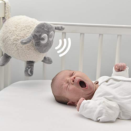 Sweet Dreamers, Ewan The Shushing Sheep - Crib Sleep Soother, Baby White Noise and Shusher Sound Machine with Cry Sensor and Night Light - Thumbnail 3