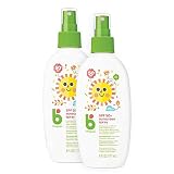 Babyganics Mineral-Based Baby Sunscreen Spray, SPF 50, 6oz Spray Bottle (Pack of 2)