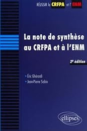 La  note de synthèse au CRFPA et à l'ENM