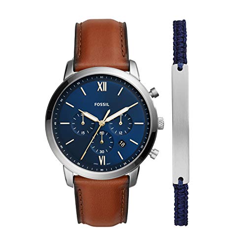 Fossil-Mens-Neutra-Chrono-Stainless-Steel-Quartz-Watch-with-Leather-Strap-Brown-22-Model-FS5708SET