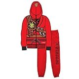 Lego Movie Ninjago Red Boys Two-Piece Zip-Up Costume Hoodie & Sweatpants Set (7)