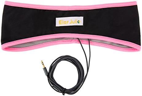 Elar Julie,Superfine lycea sleeping eraphone,built-in ultra-thin speakers.Suitable for perfect sleeping,outdoor sports,air travel,adapt to alt of your phones- (PINK)