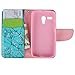 Moto G Case (1st Gen), iYCK Premium PU Leather Flip Folio Carrying Magnetic Closure Protective Shell Wallet Case Cover for Moto G (1st Gen) with Kickstand Stand - Plum Blossom