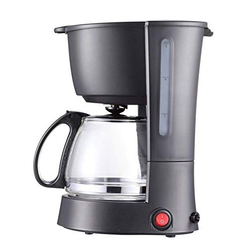 JSMY Filterkaffeemaschine-Schwarz/Amerikanische Kaffeemaschine/Filterkaffeemaschine mit Glaskessel/abnehmbarem Trichter… – Bild 3