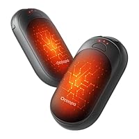 OCOOPA Magnetic Hand Warmers Rechargeable 2 Pack, Electric Handwarmers, Smart Heating UL Certified, 3-Settings,Portable Heater, Ultra Slim Pocket, Hunting Essentials, Gifts for Christmas Men, UT3 Lite