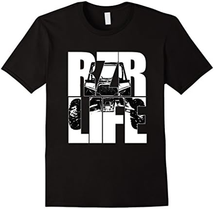 Mens RZR Life 2 ATV / UTV Offroad Mud Trail Riding T-Shirt 2XL Black