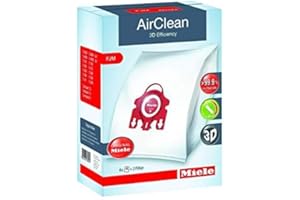 Miele Genuine Vacuum Cleaner AirClean Dust Bags Type FJM Pack of 8