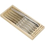 Jean Dubost Stainless Steel Handle Steak Knives 97600 Set of 6