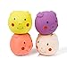 Pig Latex Puppy Toy Soft Rubber Dog Squeaky Toy Squeaky Dog Balls Funny Dog Toys for Puppy Small Pets Dogs 4PCS/Set