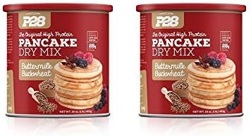 P28 Foods High Protein Pancake Dry Mix Buttermilk Buckwheat -- (2 Pack of 16 oz) by P28 Foods