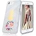 DOUJIAZ iPhone 7 Case,iPhone 8 Case,Marble Design Clear Bumper TPU Soft Case Rubber Silicone Skin Cover for iPhone 7(2016)/iPhone 8(2017) - Flower Pineapple