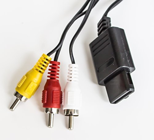 Old Skool AV CABLE GAME CUBE NINTENDO 64 SUPER NINTENDO (Bulk Packaging)