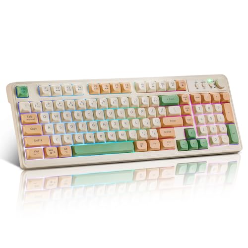 Guiheng Tri-Mode Wireless RGB Gaming Keyboard
