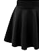 MBJ WB669 Womens Basic Versatile Strechy Flare Skater Skirt XL Black